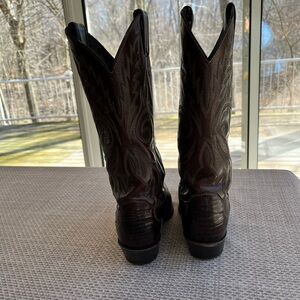 Justin Brand, Brown Leather, size 8.5 B, Western Boots